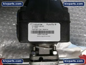 ITT 5-F-428-TEB-8-0-4-17-31-A205 PureFlo SS Diaphragm Valve – actual item, photo 2 of 4