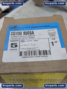 Cooper CG100 Aluminum Strain Relief Connector – actual item, photo 2 of 8