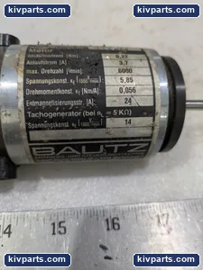 BAUTZ PERMANENT MAGNETERREGTER GLEICHSTROM SERVO MOTOR E 586 MGB – actual item, photo 3 of 8