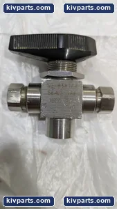 SS-83XTF4 3 Way High Pressure Ball Valve – actual item, photo 2 of 7