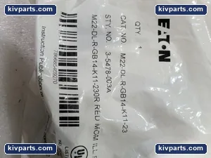 Eaton M22-DL-R-GB14-K11-23 Illuminated Pushbutton – actual item, photo 7 of 8