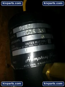 Humphrey R123 Pneumatic Solenoid Valve – actual item, photo 2 of 3