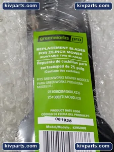 2952002 Greenworks Mower Accessories – actual item, photo 2 of 5