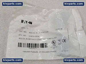 Eaton M22-DL-R-GB14-K11-23 Pushbutton – actual item, photo 2 of 4