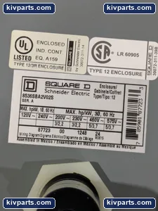 Square D 8536SBA2V02S AC Magnetic Starter – actual item, photo 6 of 8