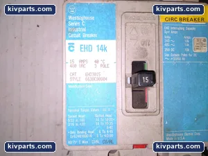 Westinghouse EHD3015 Circuit Breaker – actual item, photo 2 of 6