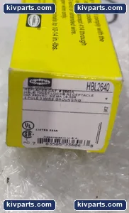 Bbell 1BL2640 Hubbell Twist-Lock Receptacle – actual item, photo 6 of 6