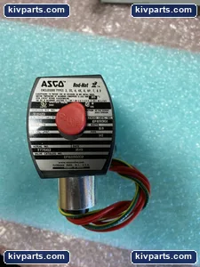 ASCO EF8215G002 Red HAT Solenoid Valve – actual item, photo 3 of 8