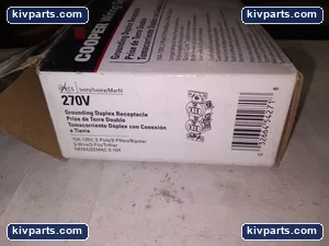 Cooper Grounding Duplex Receptacles – actual item, photo 4 of 5
