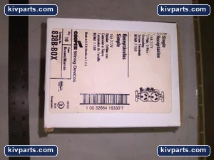 Cooper 838B-BOX Single Receptacles – actual item, photo 6 of 7
