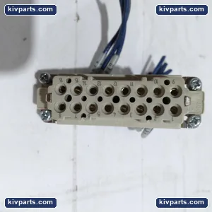 ILME 16 Pole Female Insert Rectangular Connector Screw 10A 400V 600V Industrial – actual item, photo 2 of 4