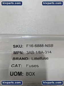 Littelfuse 3AB-1/8A-314 Fuse – actual item, photo 2 of 7