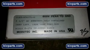 CLE8L-B3A15-U Amperes Industrial Control Gauge – actual item, photo 2 of 5
