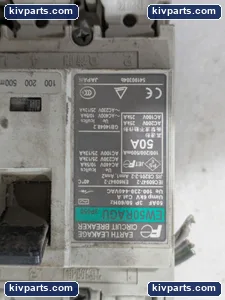 Fuji Electric EW50RAGU-3P050 Earth Leakage Circuit Breaker – actual item, photo 4 of 6