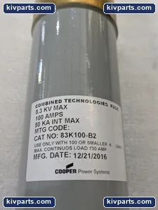 Eaton 83K100-B2 Current Limiting Backup Fuse – actual item, photo 8 of 16