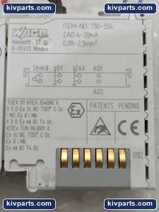 WAGO 750-554 Terminal Block – actual item, photo 3 of 5