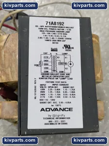 Advance 71A8192 S55 HP Sodium Core Coil Ballast – actual item, photo 6 of 8