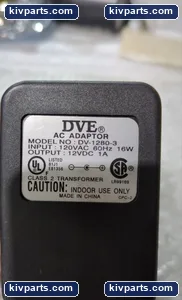 DVE DV-1280-3 AC Adapter Transformer – actual item, photo 3 of 3