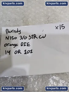 Burndy N150 STR DIE 14 or 101 Orange Lugs – actual item, photo 2 of 7