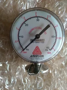 Anderson PI-240-100 Pharma Series Pressure Gauge