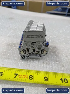 WAGO 281-611/281-541 Fuse Terminal Block – actual item, photo 2 of 4