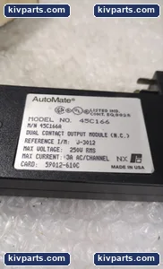 Card 45C166 Dual Contact Output Module – actual item, photo 4 of 5