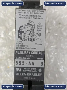 Allen-Bradley 595-AA Auxiliary Contact Block – actual item, photo 7 of 8