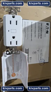Eaton EWFTRCR15-W-CE Wi-Fi Smart Duplex Receptacle – actual item, photo 2 of 4