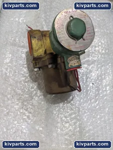 ASCO 8211B82 Red Hat Brass Solenoid Valve – actual item, photo 4 of 5