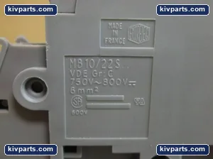 ABB MB10/22.SFL Clamp Fuse Holder Terminal Block – actual item, photo 2 of 2
