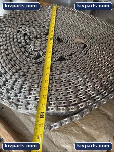 STAINLESS STEEL CHAIN CONVEYOR BELT ROLL HEAVY 5.5" WIDE 50' LONG APROX – actual item, photo 11 of 11