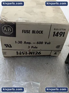 Allen-Bradley 1491-N126 Fuse Block – actual item, photo 2 of 9