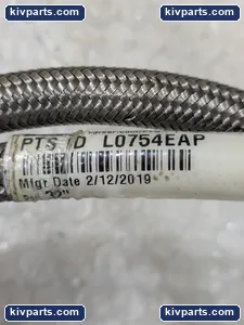 Parker L0754EAP PTS Metal Braided Hose – actual item, photo 2 of 5