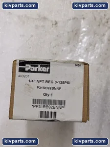 Parker P31RB92BNNP Pneumatic Air Pressure Regulator – actual item, photo 2 of 6