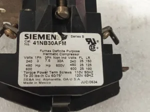 Siemens 41NB30AFM Definite Purpose Contactor