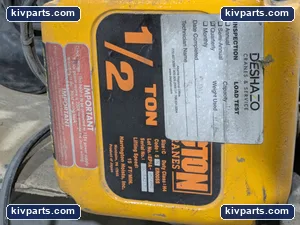 Harrington 1/2 Ton Electric Chain Hoist IC-BN Motor 115V 230V 1 Phase 0.45kW – actual item, photo 4 of 5