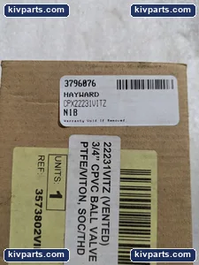 Hayward CPX22231VITZ Ball Valve PTFE Viton Socket – actual item, photo 5 of 10