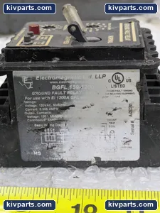 159-1200 Ground Fault Relay – actual item, photo 3 of 7