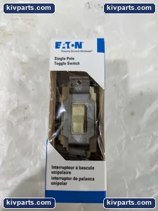 Eaton CSB120V-BX-LW Commercial Ivory Toggle Switches – actual item, photo 2 of 3