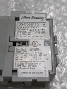 Allen-Bradley 100-C09E *10 IEC Contactor