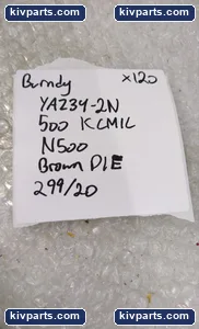 Burndy YA234-N Copper 2 Hole Compression Lug – actual item, photo 4 of 4