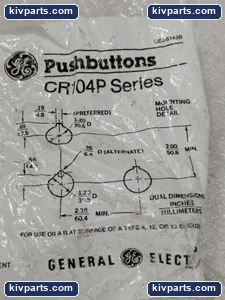 General Electric CR104P Electrics Selector Switch – actual item, photo 3 of 8