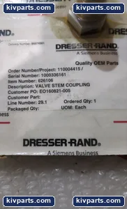 Siemens EO160821-005 Coupling Threaded Hex Fitting – actual item, photo 4 of 4