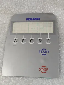 Hamo 11/06 RR Membrane Keypad Control Panel Overlay Switch Washer Disinfector