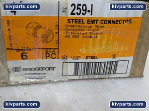 Bridgeport 259-I Steel EMT Connector – actual item, photo 2 of 9