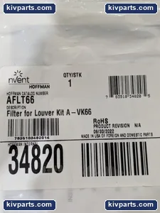 Nvent AFLT66 Louver Kit A-VK66 Enclosure – actual item, photo 3 of 4