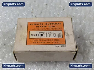 Cutler-Hammer 9586H3363A Overload Heater Coil Two Coils – actual item, photo 2 of 4