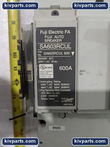 Fuji Electric SA603RCUL Auto Breaker – actual item, photo 2 of 10