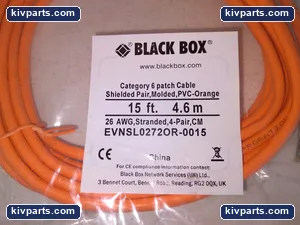 Black Box EVNSL0272OR-0015 CAT6 Patch Cable – actual item, photo 2 of 3