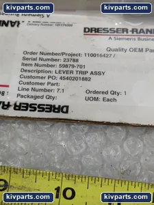 Dresser-rand 59879-701 – actual item, photo 2 of 4
